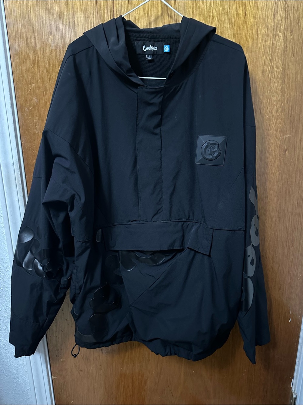 Cookies Black Hooded Windbreaker Pullover